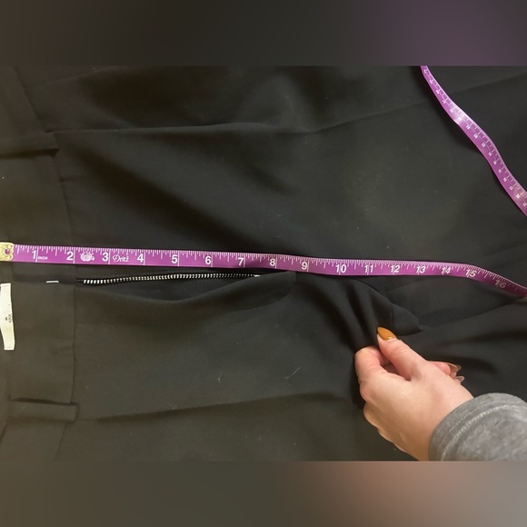 Aritzia Babaton Command Straight Leg Trouser Pants Black Size 4 - Picture 12 of 12